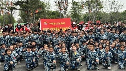 拉練活動勵成長 童心種下強(qiáng)國夢