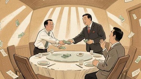 “你送我干股，我為你站臺”的雙簧丑劇